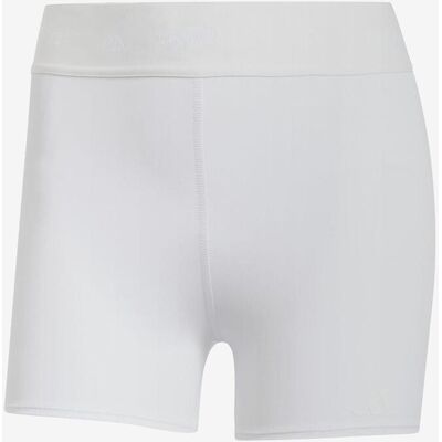Malla corta adidas TechFit Stay in Play 5inch blanco mujer - L Malla corta adidas TechFit Stay in Play 5inch blanco mujer - L