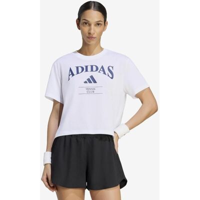 Camiseta adidas Tennis Graphic Heritage manga corta blanco azul mujer - L Camiseta adidas Tennis Graphic Heritage manga corta blanco azul mujer - L