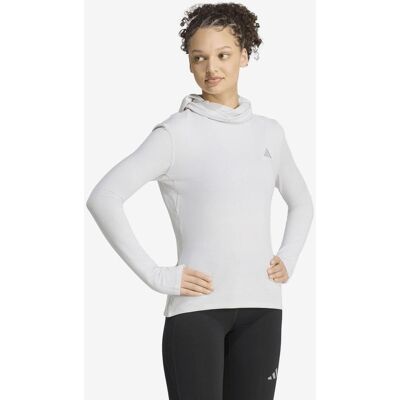 Sudadera con capucha adidas ADI365 Running Essentials Winterized blanco mujer - M Sudadera con capucha adidas ADI365 Running Essentials Winterized blanco mujer - M
