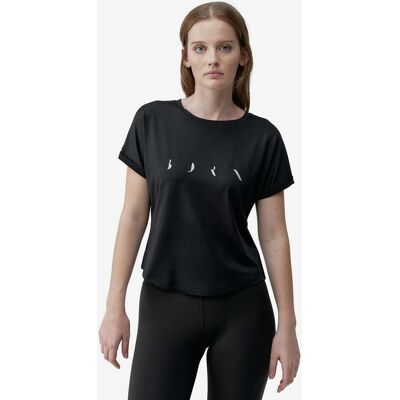 Camiseta Born Living Yoga Azami manga corta negro absoluto mujer - XS Camiseta Born Living Yoga Azami manga corta negro absoluto mujer - XS