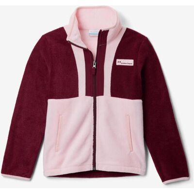 Forro polar Columbia Back Bowl II Full Zip Fleece rosa burdeos infantil - M Forro polar Columbia Back Bowl II Full Zip Fleece rosa burdeos infantil - M