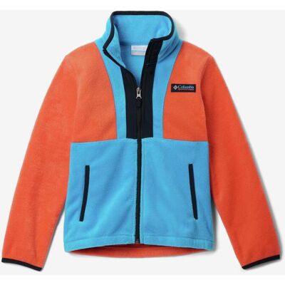 Forro polar Columbia Back Bowl II Full Zip Fleece naranja azul infantil - M Forro polar Columbia Back Bowl II Full Zip Fleece naranja azul infantil - M