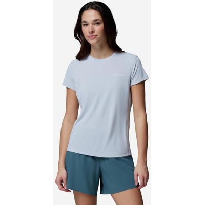 Camiseta Columbia Zero Rules Light manga corta azul celeste mujer - M Camiseta Columbia Zero Rules Light manga corta azul celeste mujer - M