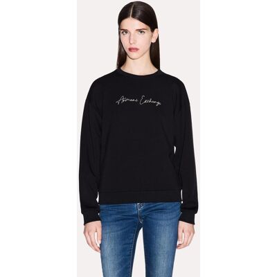 Sudadera Armani Exchange Essential negro mujer - M Sudadera Armani Exchange Essential negro mujer - M