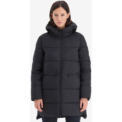 Chaqueta con capucha Ecoalf Marangu negro oscuro mujer - L Chaqueta con capucha Ecoalf Marangu negro oscuro mujer - L