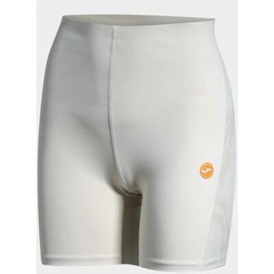 Malla corta Joma Indoor Gym blanco beige naranja mujer - S Malla corta Joma Indoor Gym blanco beige naranja mujer - S