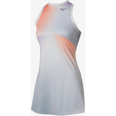 Vestido Mizuno Tennis lila melocotón blanco mujer - L Vestido Mizuno Tennis lila melocotón blanco mujer - L