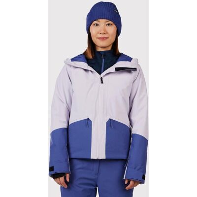 Chaqueta con capucha Rossignol Rochrun Insulated blanco violeta mujer - XS Chaqueta con capucha Rossignol Rochrun Insulated blanco violeta mujer - XS