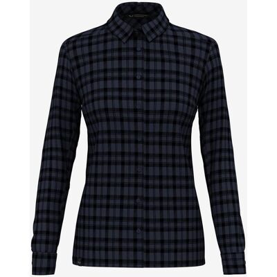 Camisa Salewa Fanes Polarlite manga larga azul noche negro mujer - 34 Camisa Salewa Fanes Polarlite manga larga azul noche negro mujer - 34