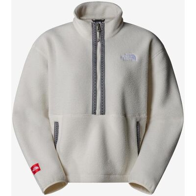 Forro polar The North Face Fleeski Quarter Zip Pullover blanco polvo mujer - S Forro polar The North Face Fleeski Quarter Zip Pullover blanco polvo mujer - S