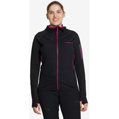 Chaqueta con capucha Trangoworld Marle negro rosa mujer - XS Chaqueta con capucha Trangoworld Marle negro rosa mujer - XS