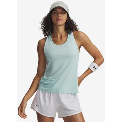 Camiseta Under Armour Tech Knockout sin mangas azul pastel mujer - L Camiseta Under Armour Tech Knockout sin mangas azul pastel mujer - L