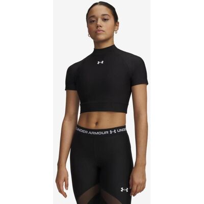 Camiseta Under Armour HeatGear Crop Mock manga corta negro mujer - XS Camiseta Under Armour HeatGear Crop Mock manga corta negro mujer - XS
