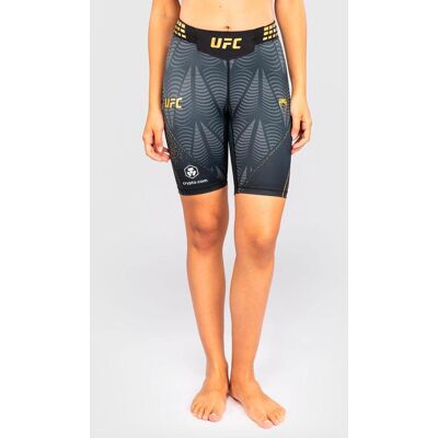 Malla corta Venum UFC Zenith Fight Night negro gris dorado mujer - L Malla corta Venum UFC Zenith Fight Night negro gris dorado mujer - L