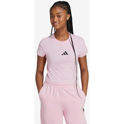 Camiseta adidas Future Icons Small Logo Baby manga corta rosa negro mujer - XL Camiseta adidas Future Icons Small Logo Baby manga corta rosa negro mujer - XL