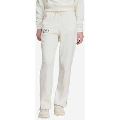 Pantalón largo adidas Signature Graphic Embroidery Straight Leg blanco crema mujer - M Pantalón largo adidas Signature Graphic Embroidery Straight Leg blanco crema mujer - M