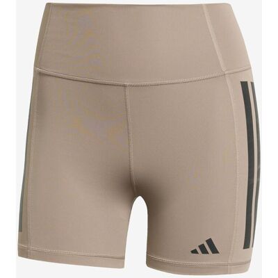 Malla corta adidas Optime 3-Stripes 1/4 marrón negro mujer - L Malla corta adidas Optime 3-Stripes 1/4 marrón negro mujer - L