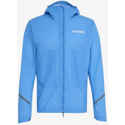 Chaqueta con capucha adidas Terrex Xperior 2.5 Layer Light CLIMAPROOF azul mujer - M Chaqueta con capucha adidas Terrex Xperior 2.5 Layer Light CLIMAPROOF azul mujer - M