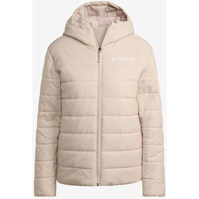 Chaqueta con capucha adidas Terrex Multi Essentials CLIMAWARM Insulated marrón claro mujer - M Chaqueta con capucha adidas Terrex Multi Essentials CLIMAWARM Insulated marrón claro mujer - M