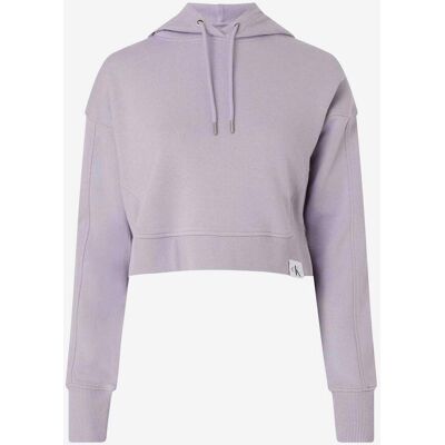 Hoodie Corto Lavanda de Calvin Klein - Sudadera Hoodie Corto Lavanda de Calvin Klein - Sudadera