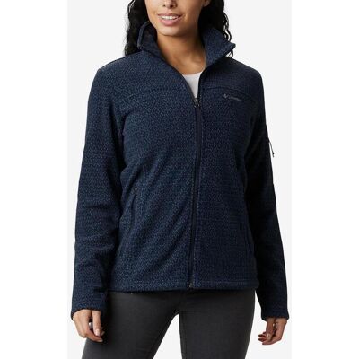 Chaqueta Columbia Fast Trek Printed azul oscuro mujer - XS Chaqueta Columbia Fast Trek Printed azul oscuro mujer - XS