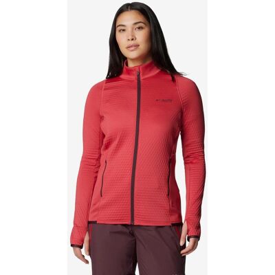 Forro polar Columbia Crystal Leaf Omni-Heat Helix Full Zip rojo mujer - XS Forro polar Columbia Crystal Leaf Omni-Heat Helix Full Zip rojo mujer - XS