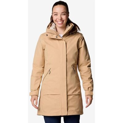 Chaqueta con capucha Columbia Pulaski II Interchange beige marrón mujer - XL Chaqueta con capucha Columbia Pulaski II Interchange beige marrón mujer - XL