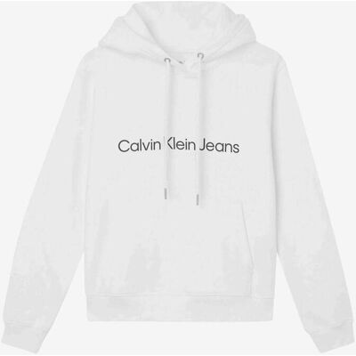 Sudadera con capucha Calvin Klein Jeans Minimal Logo blanco mujer - L Sudadera con capucha Calvin Klein Jeans Minimal Logo blanco mujer - L