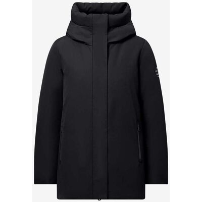 Chaqueta con capucha Ecoalf Makalu negro mate mujer - M Chaqueta con capucha Ecoalf Makalu negro mate mujer - M