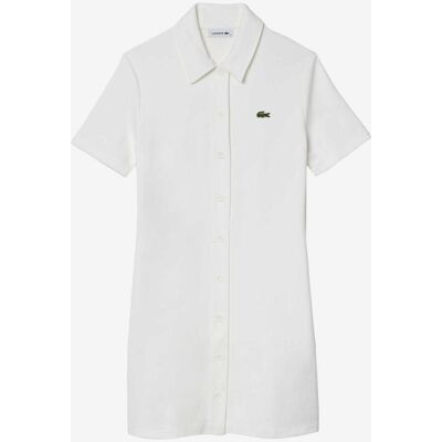 Vestido Lacoste Minimal Logo blanco mujer - 32 Vestido Lacoste Minimal Logo blanco mujer - 32
