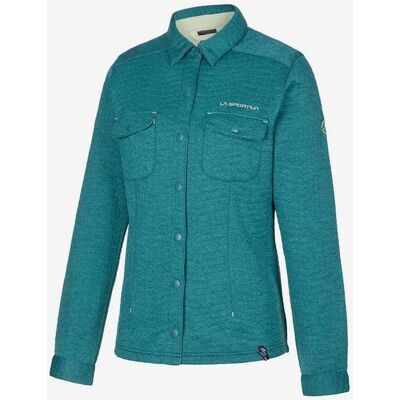 Camisa La Sportiva Spacer manga larga verde turquesa mujer - S Camisa La Sportiva Spacer manga larga verde turquesa mujer - S