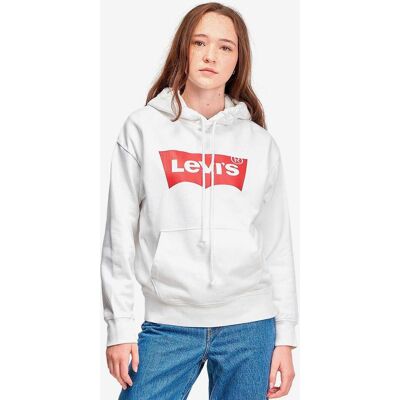 Levis Sudadera con capucha Levi's Graphic Standard blanco rojo mujer - XS Levis Sudadera con capucha Levi's Graphic Standard blanco rojo mujer - XS