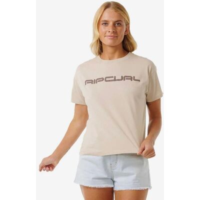 Camiseta Rip Curl Icons Of Surf Relaxed manga corta beige mujer - XS Camiseta Rip Curl Icons Of Surf Relaxed manga corta beige mujer - XS