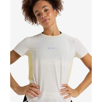 Roxy Bold Moves 2.0 Blanco Amarillo - Camiseta Roxy Bold Moves 2.0 Blanco Amarillo - Camiseta
