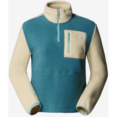 Forro polar The North Face Yumiori Quarter Zip azul beige mujer - L Forro polar The North Face Yumiori Quarter Zip azul beige mujer - L