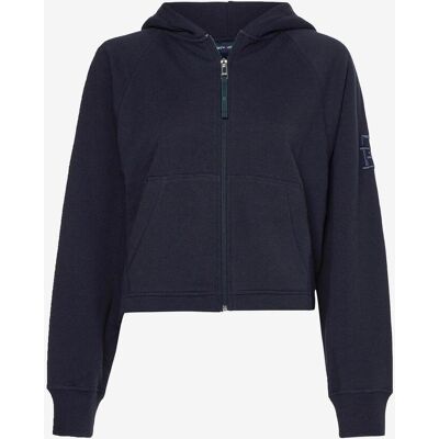 Sudadera Tommy Hilfiger Relaxed Cut Full Zip azul oscuro mujer - L Sudadera Tommy Hilfiger Relaxed Cut Full Zip azul oscuro mujer - L