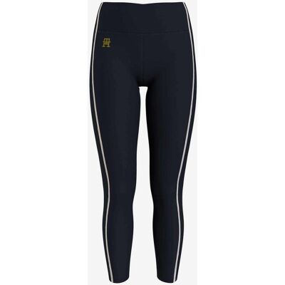Malla larga Tommy Hilfiger Sculpt azul oscuro blanco mujer - M Malla larga Tommy Hilfiger Sculpt azul oscuro blanco mujer - M