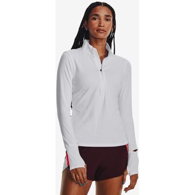Sudadera Under Armour Launch Pro Half Zip blanco mujer - L Sudadera Under Armour Launch Pro Half Zip blanco mujer - L