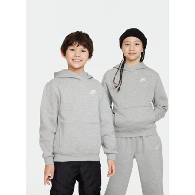 Sudadera con capucha Nike Sportswear Club Fleece gris junior - S Sudadera con capucha Nike Sportswear Club Fleece gris junior - S