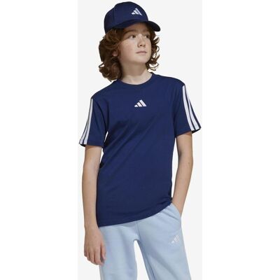 Camiseta adidas Essentials manga corta azul oscuro blanco junior - 176 Camiseta adidas Essentials manga corta azul oscuro blanco junior - 176