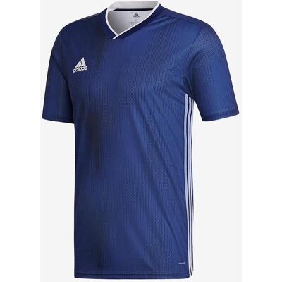 Camiseta adidas Tiro 19 manga corta azul marino blanco infantil - 116 Camiseta adidas Tiro 19 manga corta azul marino blanco infantil - 116