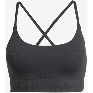 Sujetador adidas All Me Light Support Rib negro mujer - L Sujetador adidas All Me Light Support Rib negro mujer - L