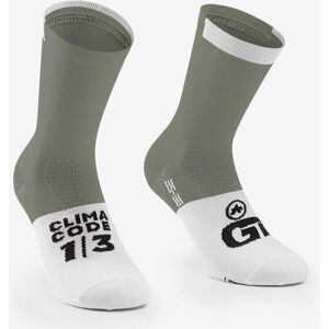 Calcetines Assos Assosoires GT c2 verde grisáceo blanco - 36-38 Calcetines Assos Assosoires GT c2 verde grisáceo blanco - 36-38