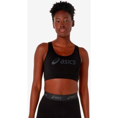 Sujetador ASICS Essentials Logo negro puro - S Sujetador ASICS Essentials Logo negro puro - S