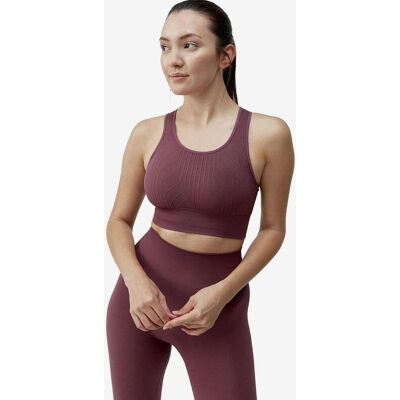 Born Living Yoga Oriel Seamless Violeta Oscuro - Top de Yoga Born Living Yoga Oriel Seamless Violeta Oscuro - Top de Yoga