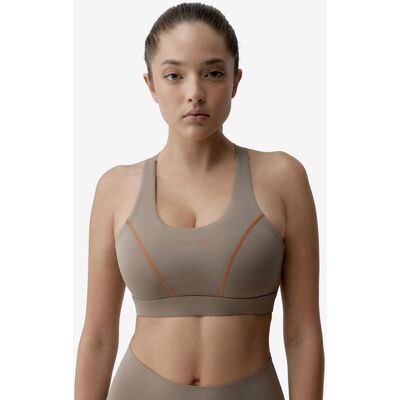 Top Born Living Yoga Brone beige marrón - S Top Born Living Yoga Brone beige marrón - S