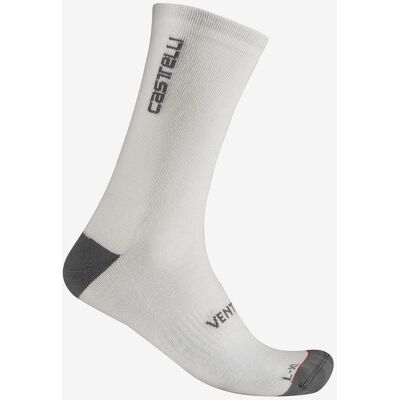 Calcetines Castelli Venti Soft Merino blanco - S-M Calcetines Castelli Venti Soft Merino blanco - S-M