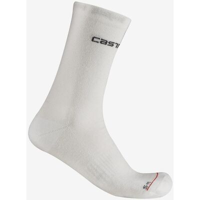 Calcetines Castelli Diciotto Soft Merino blanco mujer - S-M Calcetines Castelli Diciotto Soft Merino blanco mujer - S-M