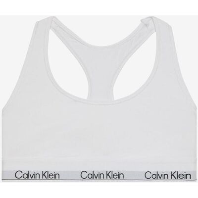 Sujetador Calvin Klein Unlined Bralette blanco puro - S Sujetador Calvin Klein Unlined Bralette blanco puro - S