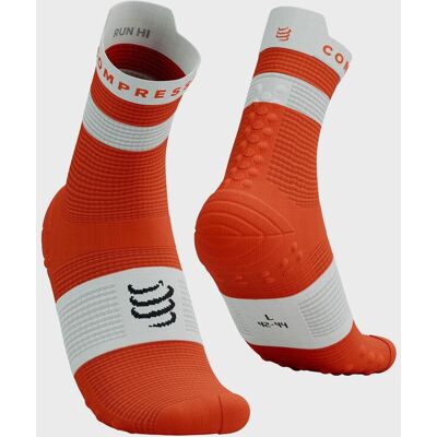 Calcetines Compressport Pro Racing v4.0 Run High naranja intenso blanco - T3 Calcetines Compressport Pro Racing v4.0 Run High naranja intenso blanco - T3